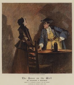 Huset på veggen (chromolitho) av John Seymour Lucas