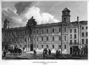 Northumberland House, Westminster, London, 1815.