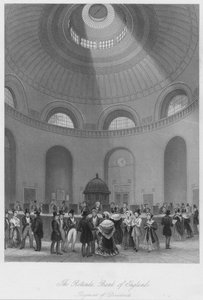 The Rotunda, Bank of England - Betaling av utbytte, c1841
