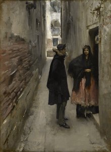 En gate i Venezia, ca. 1880-82 av John Singer Sargent