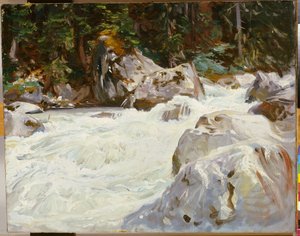 En torrent i Norge, 1901 av John Singer Sargent