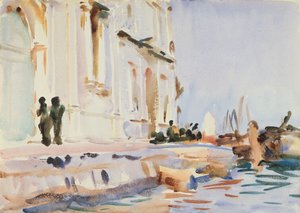 All Ave Maria (wc på papir) av John Singer Sargent
