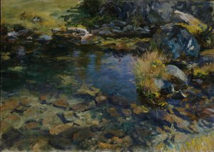 Alpebasseng, 1907 av John Singer Sargent