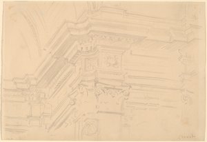 Royal Chapel Entablature, Granada, 1912. av John Singer Sargent