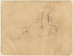 Fallende naken mann [verso], 1918-1919. av John Singer Sargent