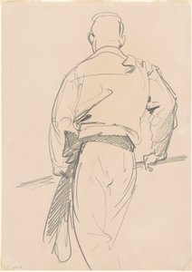 Gondolier, Venezia, 1912. av John Singer Sargent