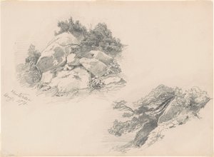 Hintersee, Tyskland, 1871. av John Singer Sargent