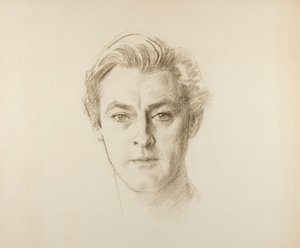 John Barrymore, 1923 (fargestift på papir) av John Singer Sargent
