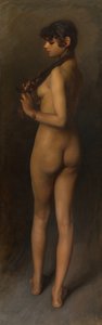 Livsstudie (studie av en egyptisk jente) av John Singer Sargent