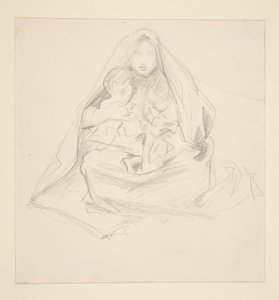 Madonna og barn av John Singer Sargent