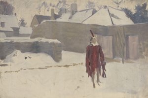 Mannikin i snøen, ca. 1893-5 av John Singer Sargent
