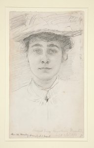 Frøken N. Huxley av John Singer Sargent