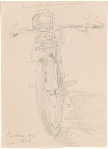 Motorsykkel [recto], 1918. av John Singer Sargent