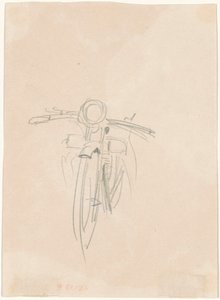 Motorsykkel [verso] av John Singer Sargent