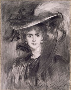 Olga, baronesse de Meyer, 1900-1910 av John Singer Sargent