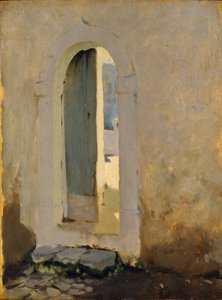 Åpen døråpning, Marokko, 1879-80 av John Singer Sargent