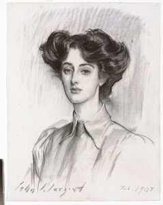 Portrett av Lady Elsie Meyer, februar 1908 av John Singer Sargent