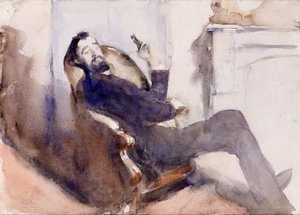 Portrett av Paul-César Helleu av John Singer Sargent