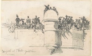 Vollene ved St. Malo—Yacht Race av John Singer Sargent