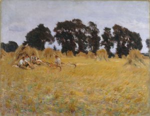 Høstere hviler i en hveteåker, 1885 av John Singer Sargent