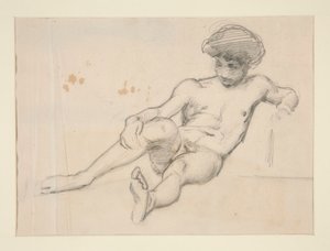 Tilbakelent nakenfigur av John Singer Sargent