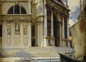 Santa Maria della Salute, Venezia, av John Singer Sargent