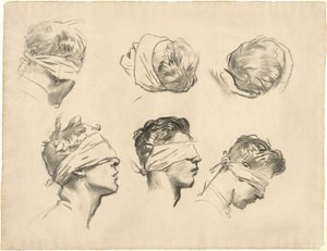 Studier for Gassed, 1918-1919. av John Singer Sargent