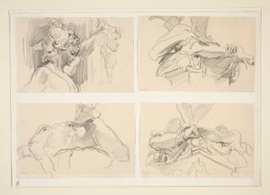 Studier av Cellini av John Singer Sargent