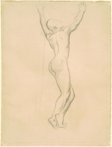 Studie for "Apollo og Daphne" av John Singer Sargent