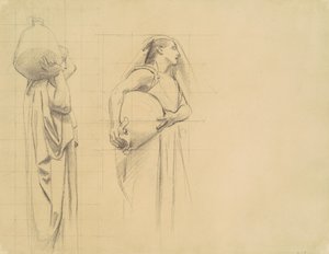 Studie for The Danaïdes, 1922-1925. av John Singer Sargent