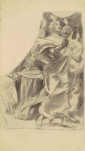 Studie for Triumph of Religion, ca. 1903-1916. av John Singer Sargent