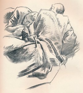 Study of Drapery, c1916 av John Singer Sargent
