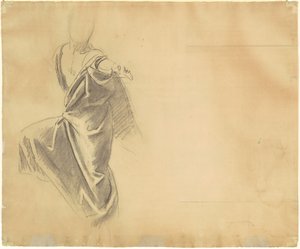 Study of Drapery [verso], 1920-1922. av John Singer Sargent