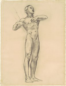 Studie av Orpheus for "Klassisk og romantisk kunst" av John Singer Sargent