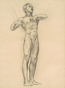 Studie av Orpheus for klassisk og romantisk kunst, ca. 1921. av John Singer Sargent