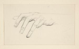 Studie av en hånd av John Singer Sargent
