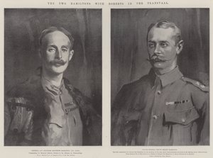 The Two Hamiltons med Roberts i Transvaal av John Singer Sargent
