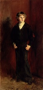 Avdøde major E.C. Harrison som gutt av John Singer Sargent