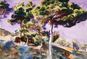 Trær av John Singer Sargent