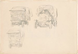 Lastebiler [recto] av John Singer Sargent