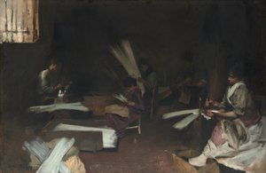 Venetianske glassarbeidere, 188082. av John Singer Sargent