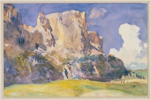 Utsikt i Dolomittene av John Singer Sargent