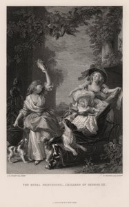 The Royal Princesses: Children of George III (gravering)