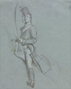 En husaroffiser til hest av John Singleton Copley