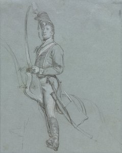 En husaroffiser til hest, 1812. av John Singleton Copley
