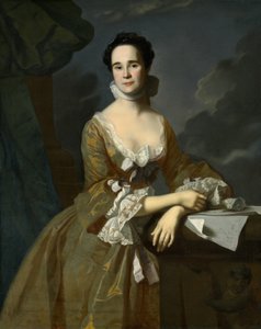 Mrs. Daniel Hubbard Mary Greene, ca. 1764. av John Singleton Copley