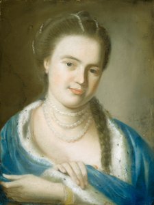 Portrett av fru Gawen Brown (Elizabeth Byles), 1763