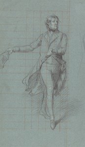 Studie for kaptein William George Fairfax for maleriet "The Victory of Lord Duncan" av John Singleton Copley