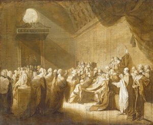 The Death of the Earl of Chatham, 1779. av John Singleton Copley