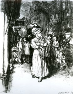 Sixth Avenue og 30th Street av John French Sloan